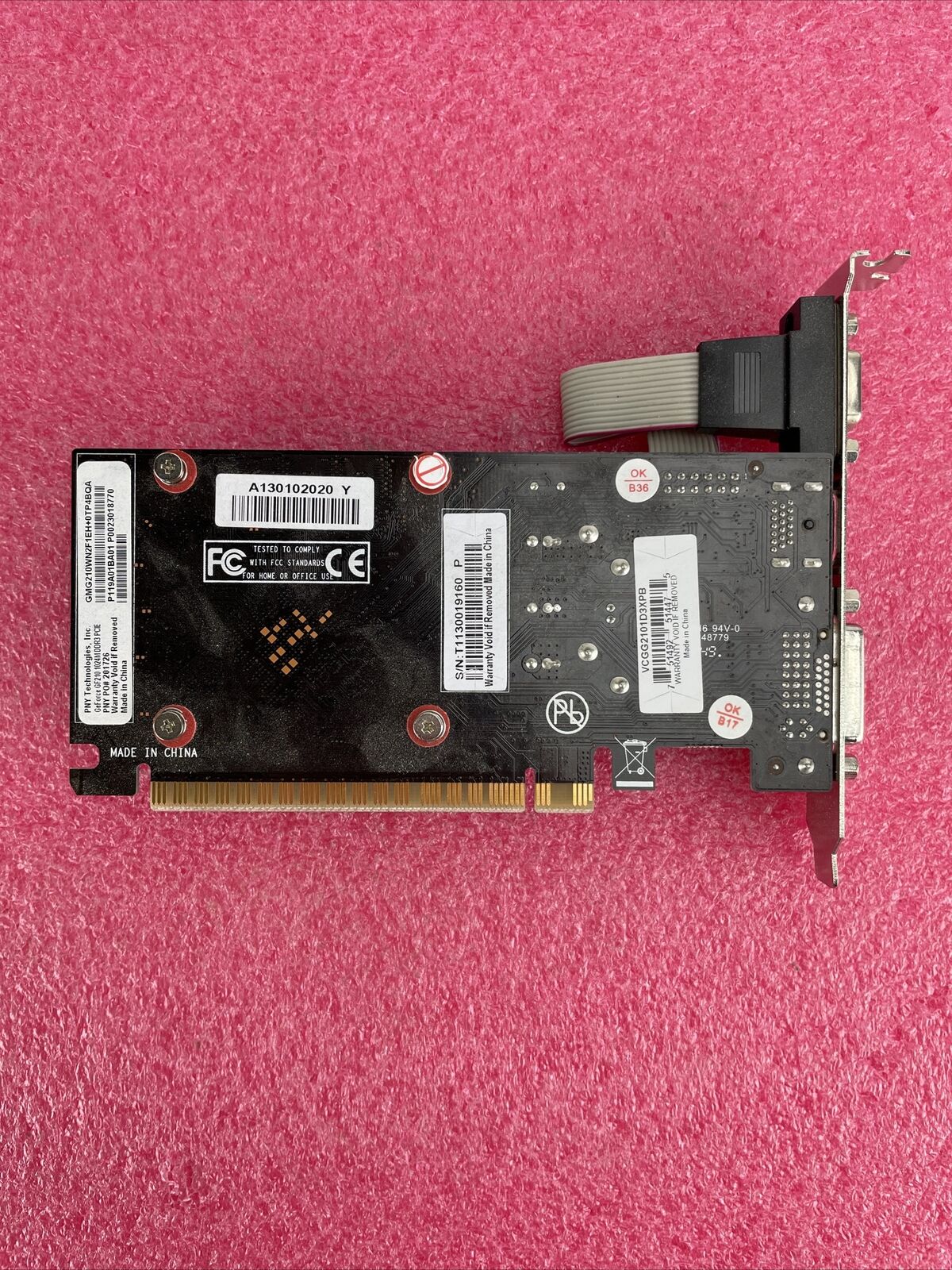 PNY Nvidia GeForce 210 1GB GDDR3 PCIe Graphics Card