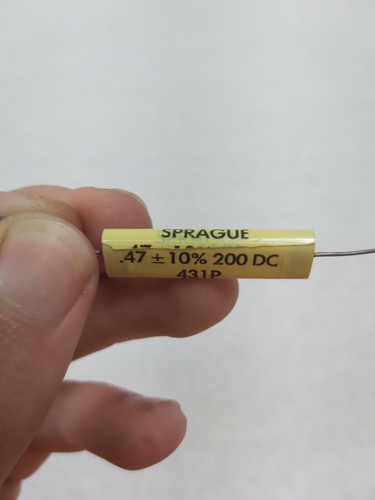 Sprague 431P 200VDC 431P200VDC 200DC .47 ± 10% Capacitor