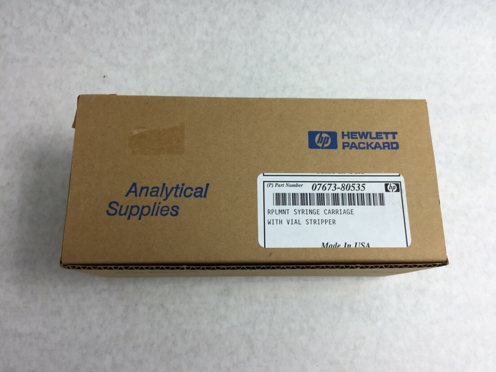HP Hewlett Packard Syringe Carriage with Vial Stripper  07673-80535