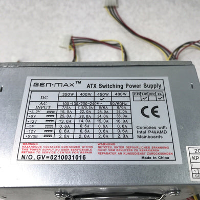 Gen-Max 480W 60Hz 0210031016 Power Supply (Tested and Working)