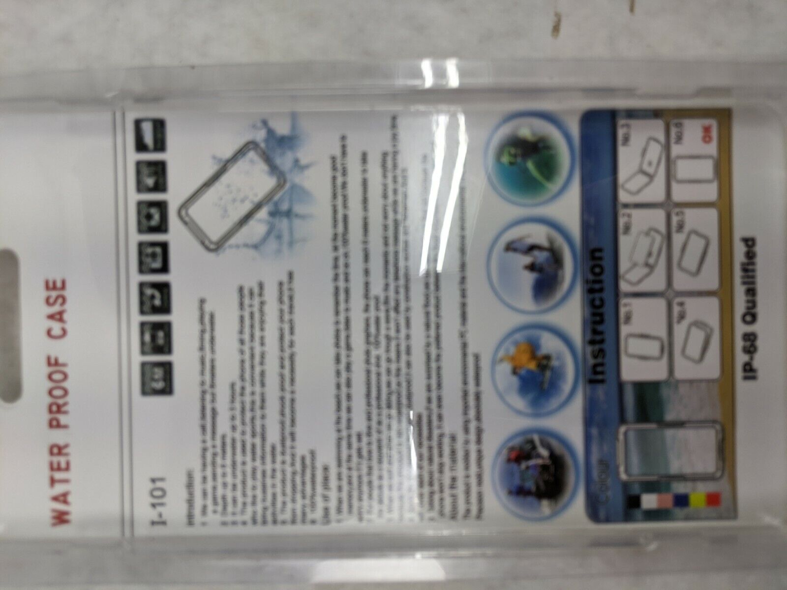 iPhone 6 Plus Blue Water Proof Case I-101 IP-68 Qualified