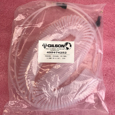 Gilson 499474252 25.5mL 1.5mm ID x 50' Coiled Tubing 215