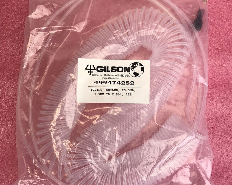 Gilson 499474252 25.5mL 1.5mm ID x 50' Coiled Tubing 215