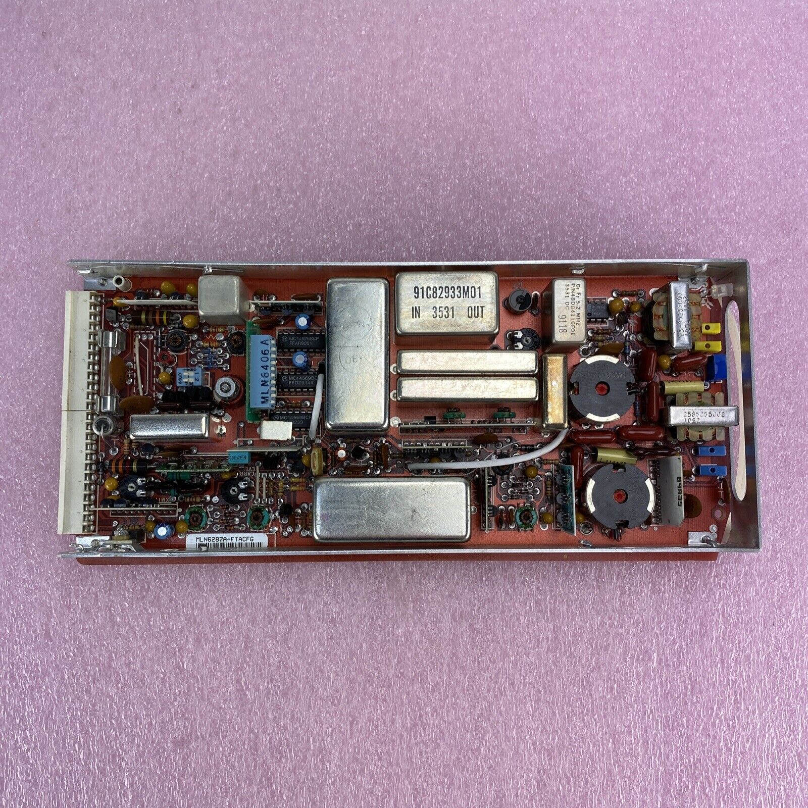 Motorola MLN6287A Red Board Starplex Channel Digital Modem Circuit Board