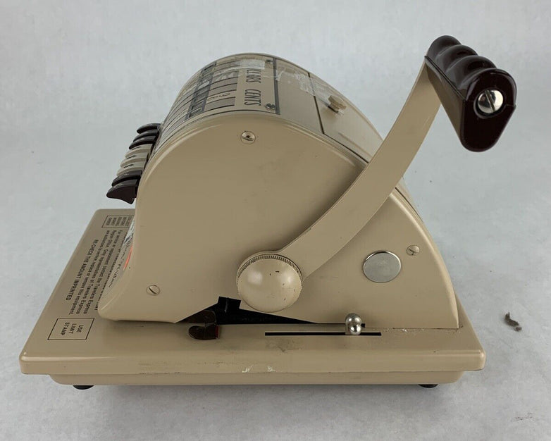 Paymaster 8000 Receipt Puncher W/ Film Tested