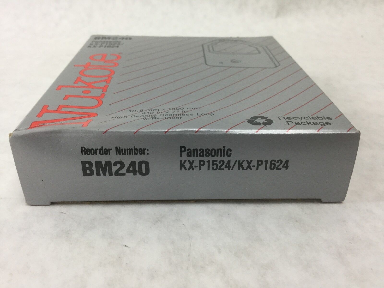 Nukote BM240 Panasonic KX-P1524/ KX-P1624, New, Factory Sealed