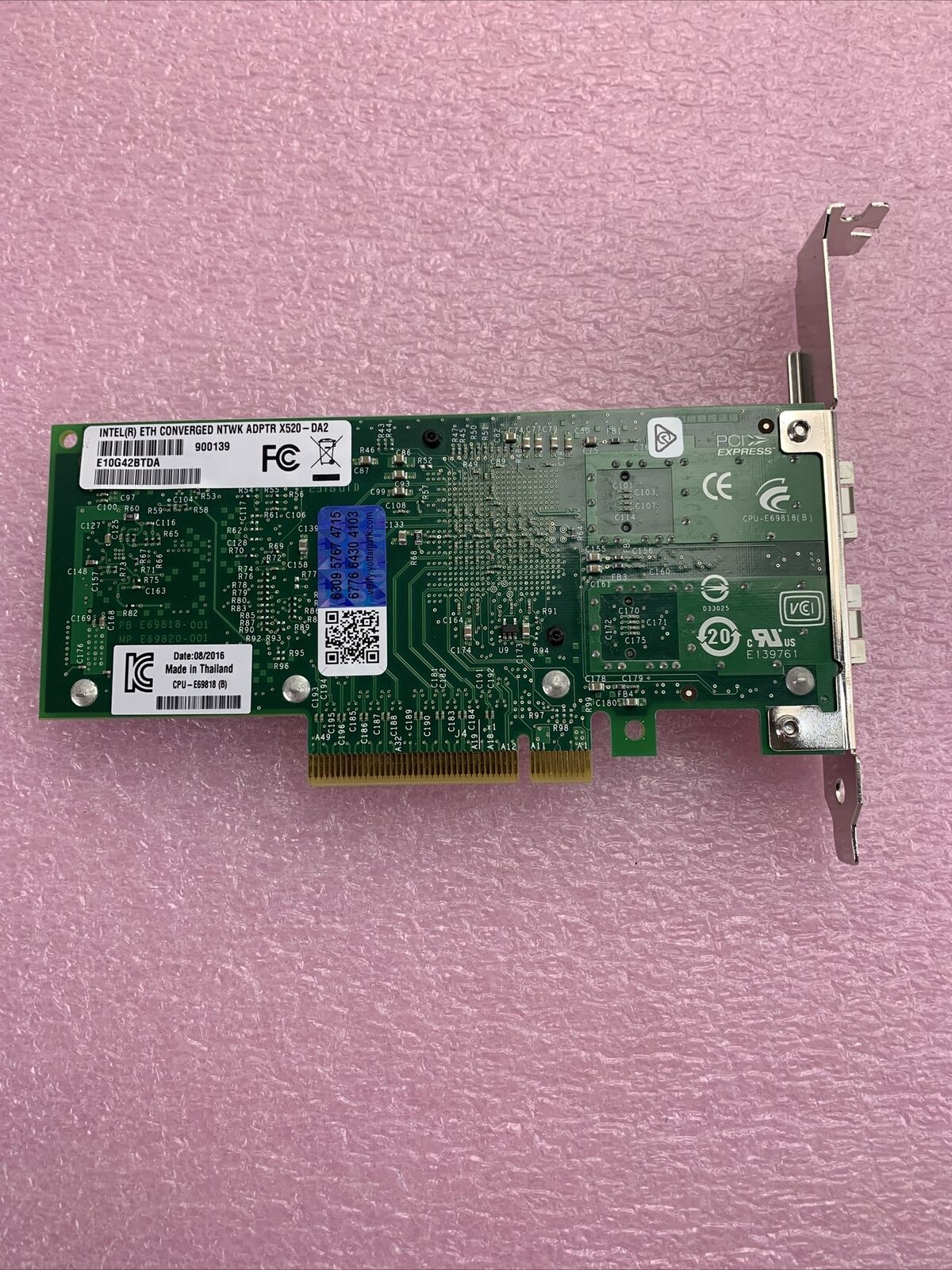 Intel ETH CONVERGED NTWK ADPTR X520