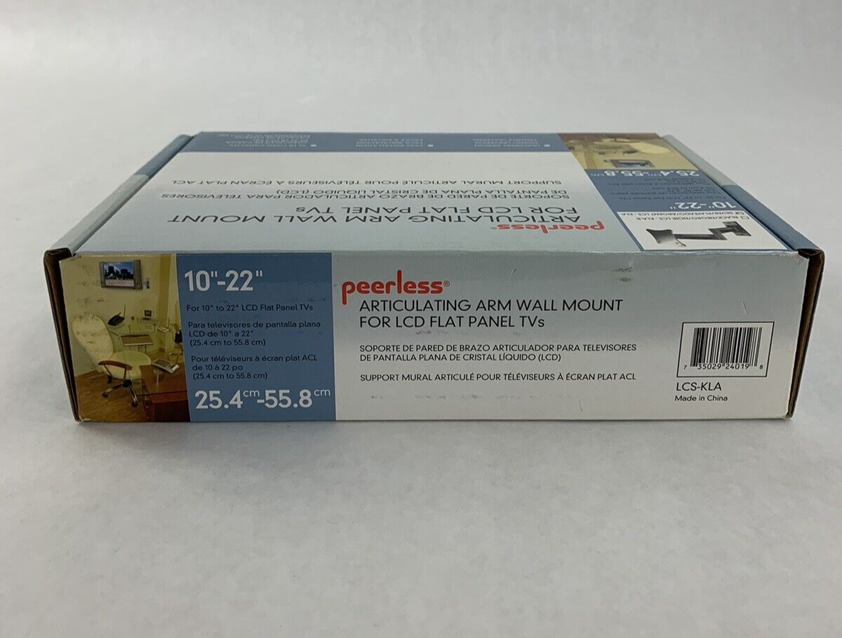 Peerless LCS-KLA Full Motion Wall Mount for 13-22" TVs