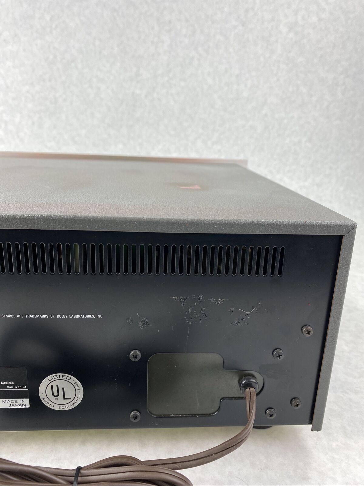 Kenwood KX-620 Stereo Cassette Deck NEEDS REPAIR
