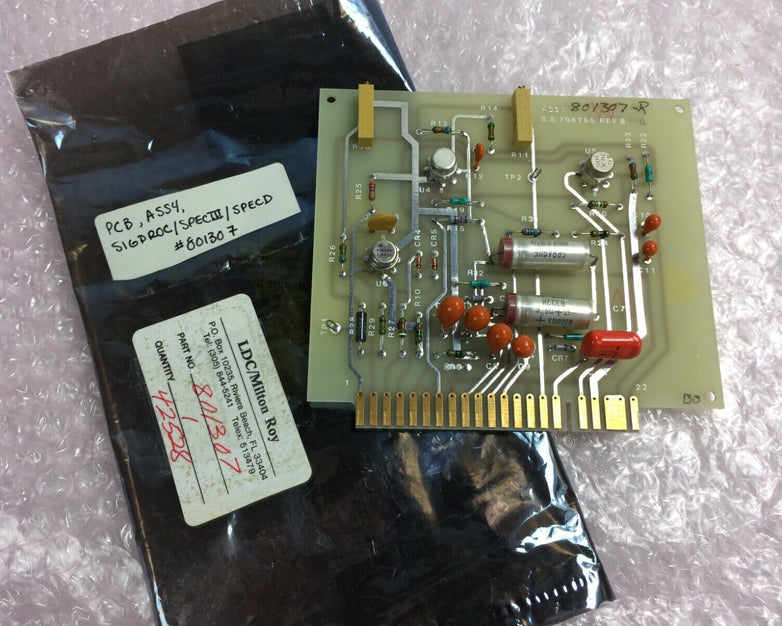 LDC / Milton Roy Part# 801307 PCB Assy SIGROC Spec III Specd