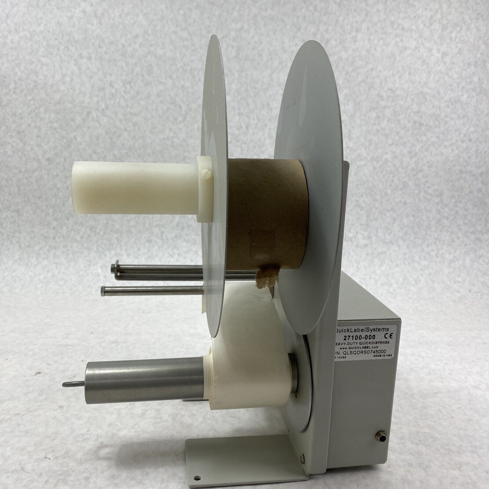 Quick Label Systems 27100-000 Heavy Duty QuickDispense Auto Dispenser UNTESTED