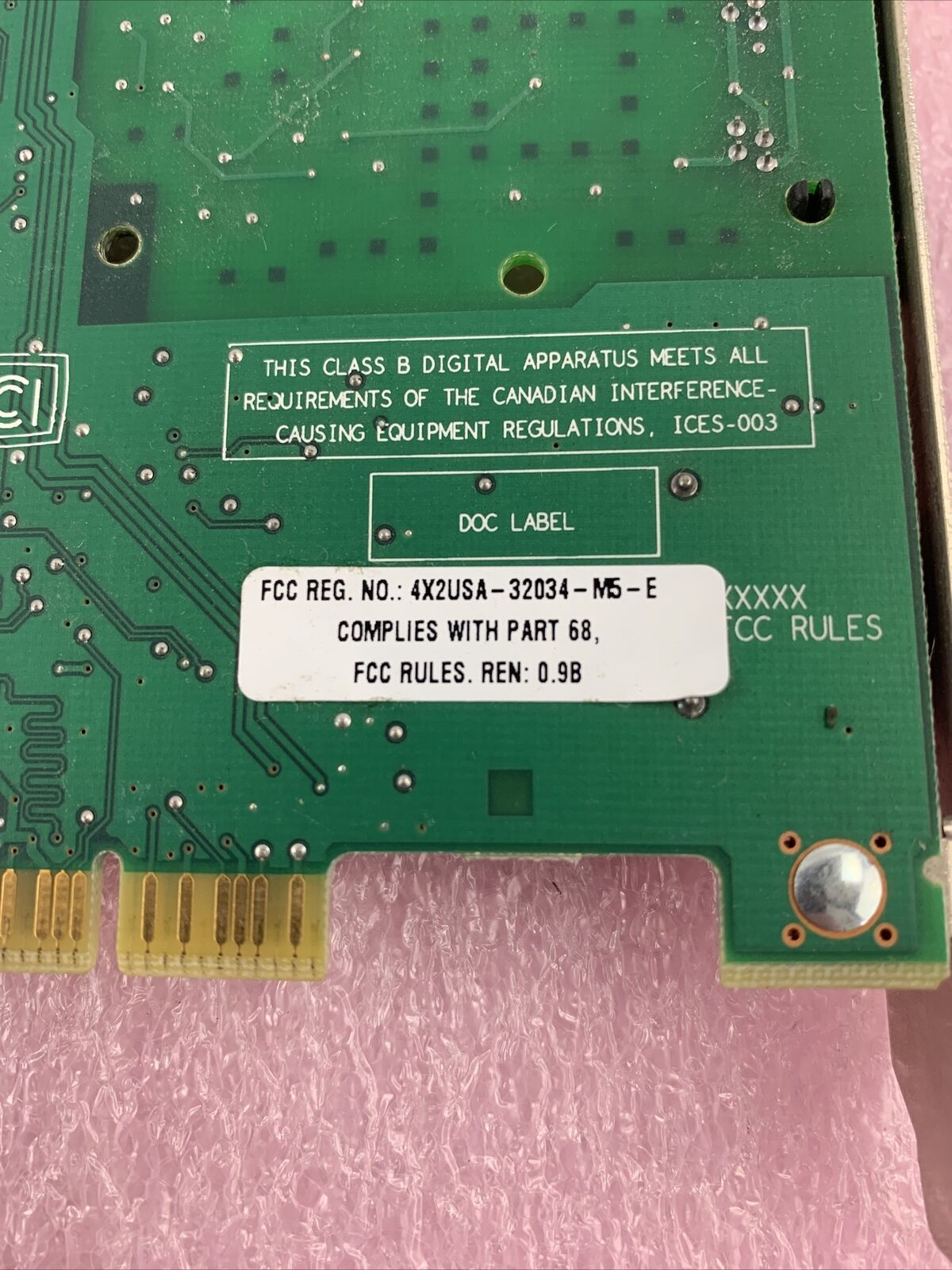 3com US Robotics Modem Card 3CP5610-Var-20 PCI
