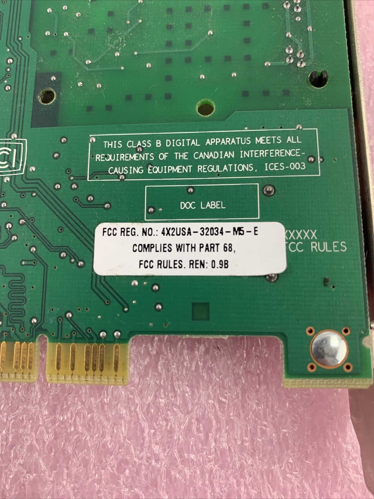 3com US Robotics Modem Card 3CP5610-Var-20 PCI