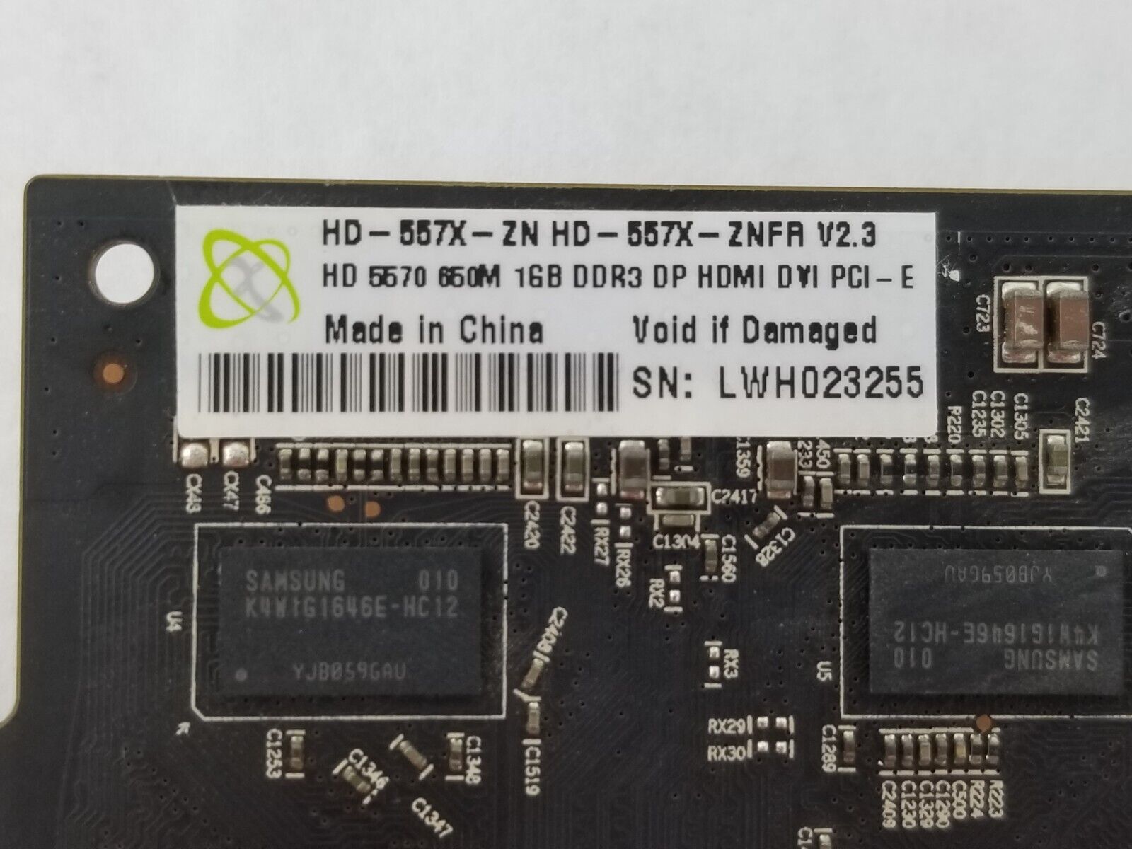 HD-557X-ZN XFX AMD Radeon HD 5570 Video Card 1GB DDR3 DP HD Video Card