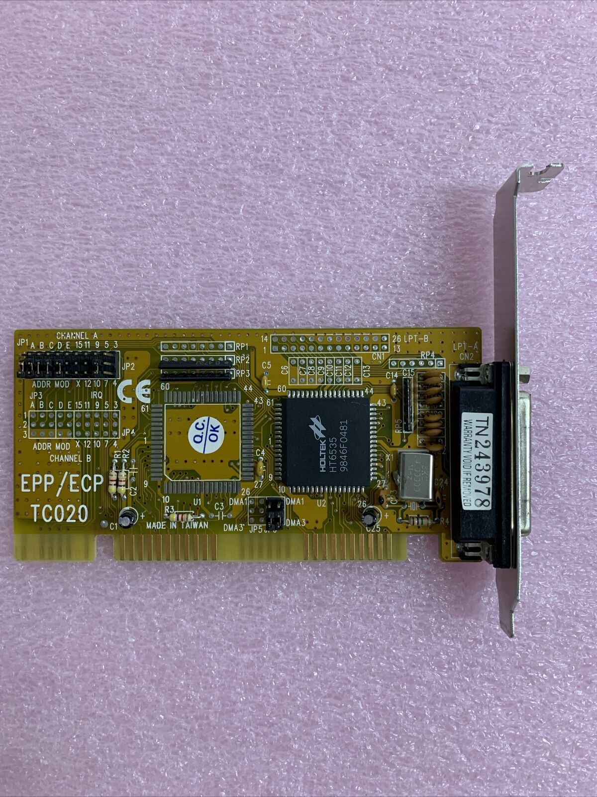 Holtek EPP/ECP TC020 Parallel ISA Controller