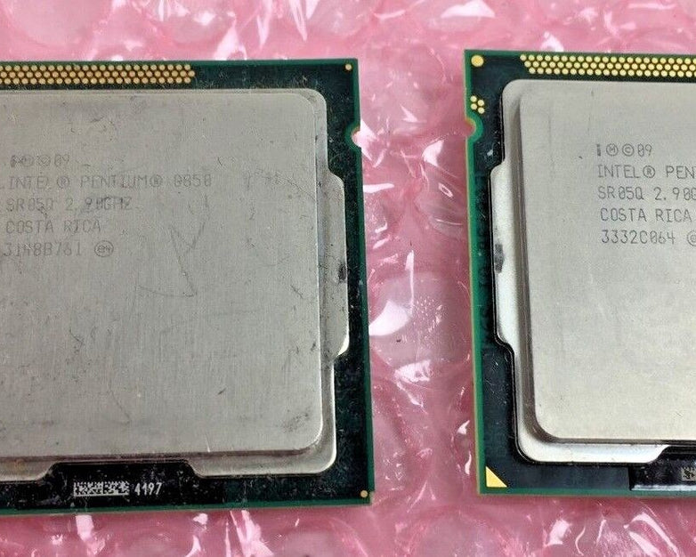 Intel Pentium Dual-Core G850 2.90GHz LGA1155 3MB CPU Processors SR05Q Lot of 2