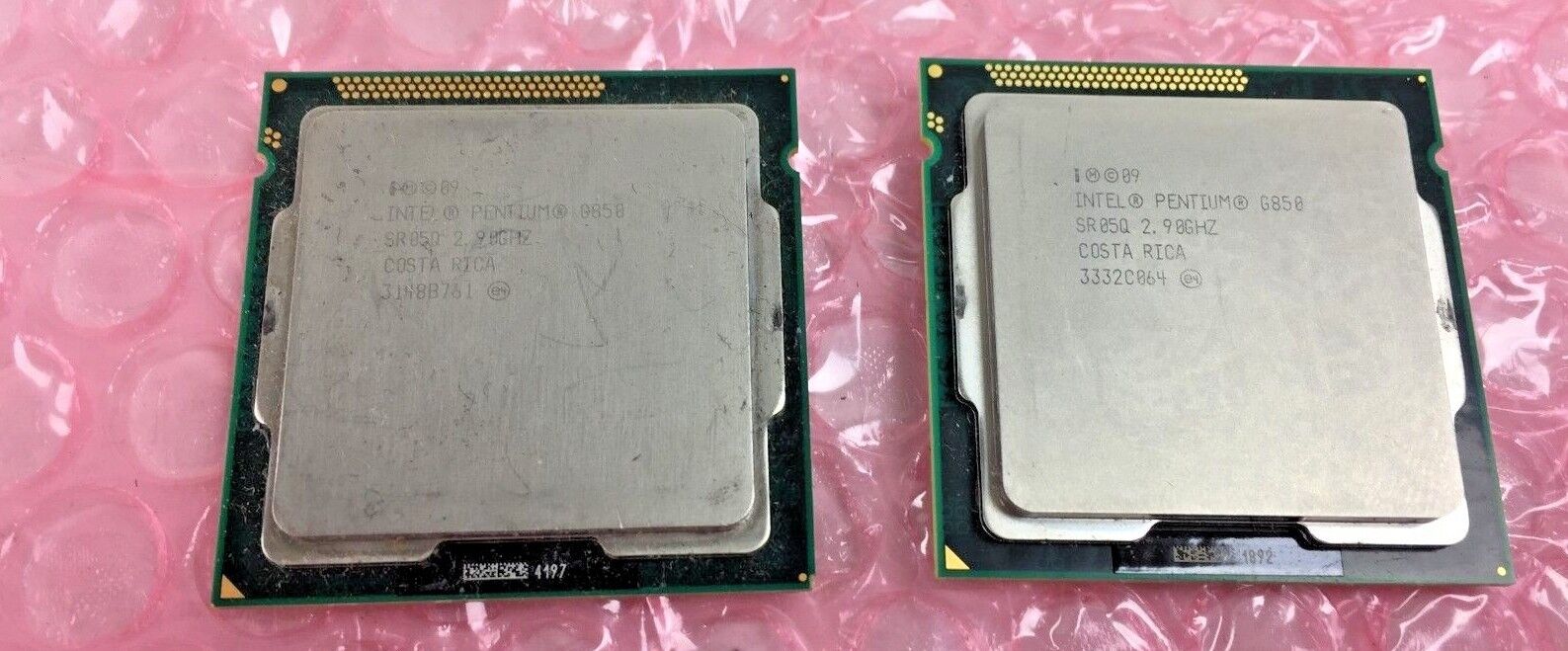 Intel Pentium Dual-Core G850 2.90GHz LGA1155 3MB CPU Processors SR05Q Lot of 2
