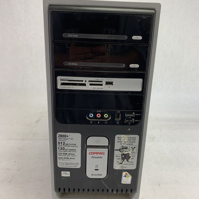 HP Presario SR1124NX MT AMD Athlon XP 2800 + 2.08GHz  1GB RAM No HDD No OS