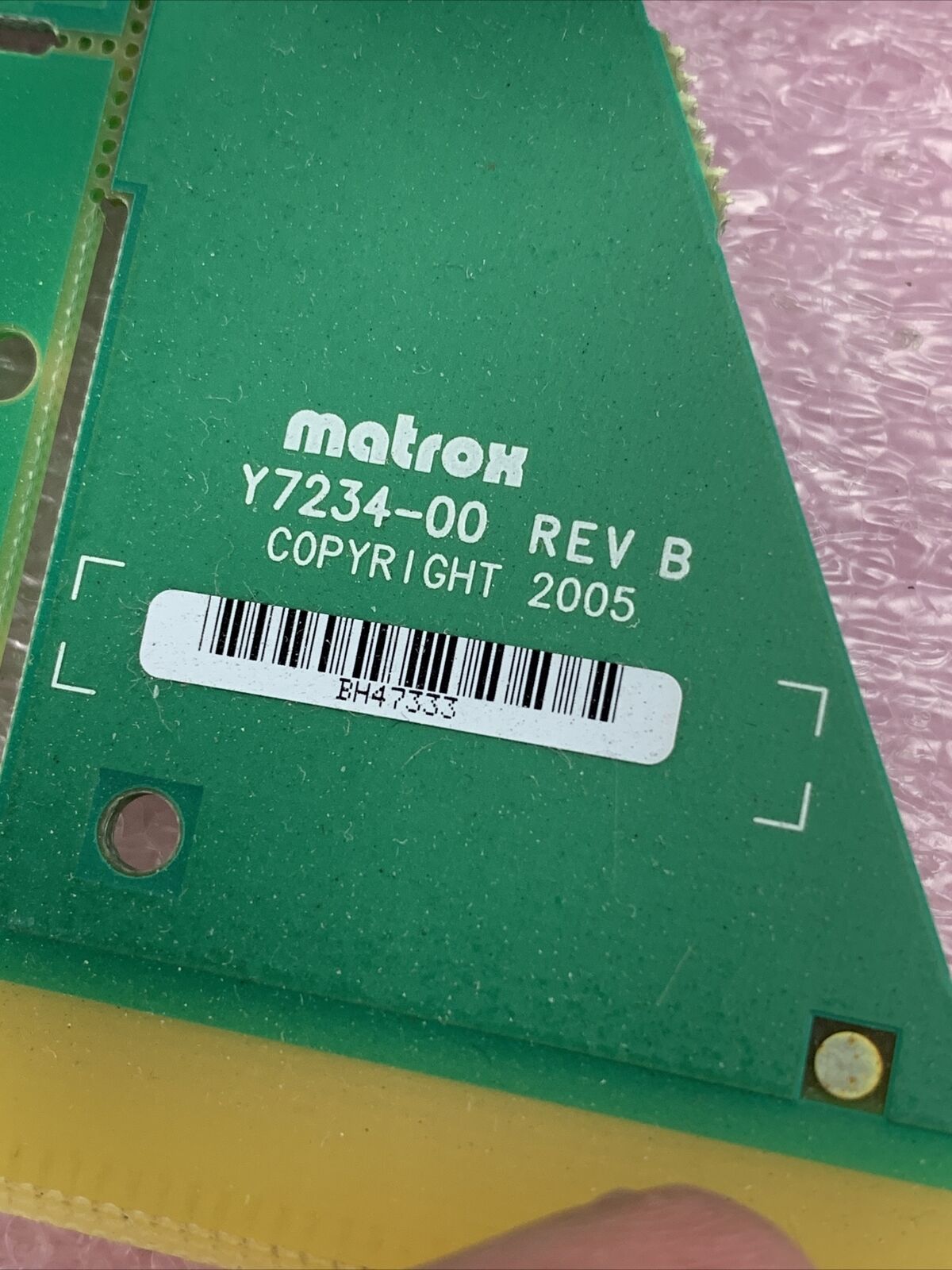 Matrox Y7225-01 DSXLE/200 M093180 63039621286 Video Capture Board Card