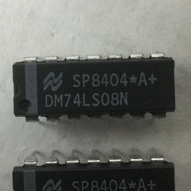 DM74LS08N (SP8404), 14 Pin Dip (Lot of 6) NEW