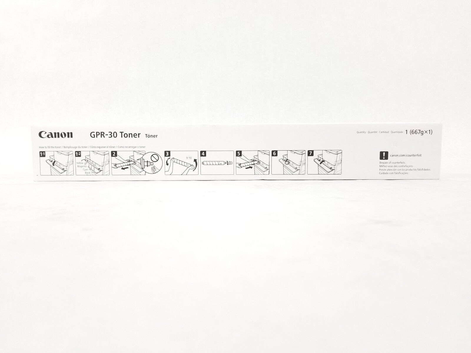 Canon GPR-30 Yellow Toner Cartridge 2801B003AA Genuine OEM