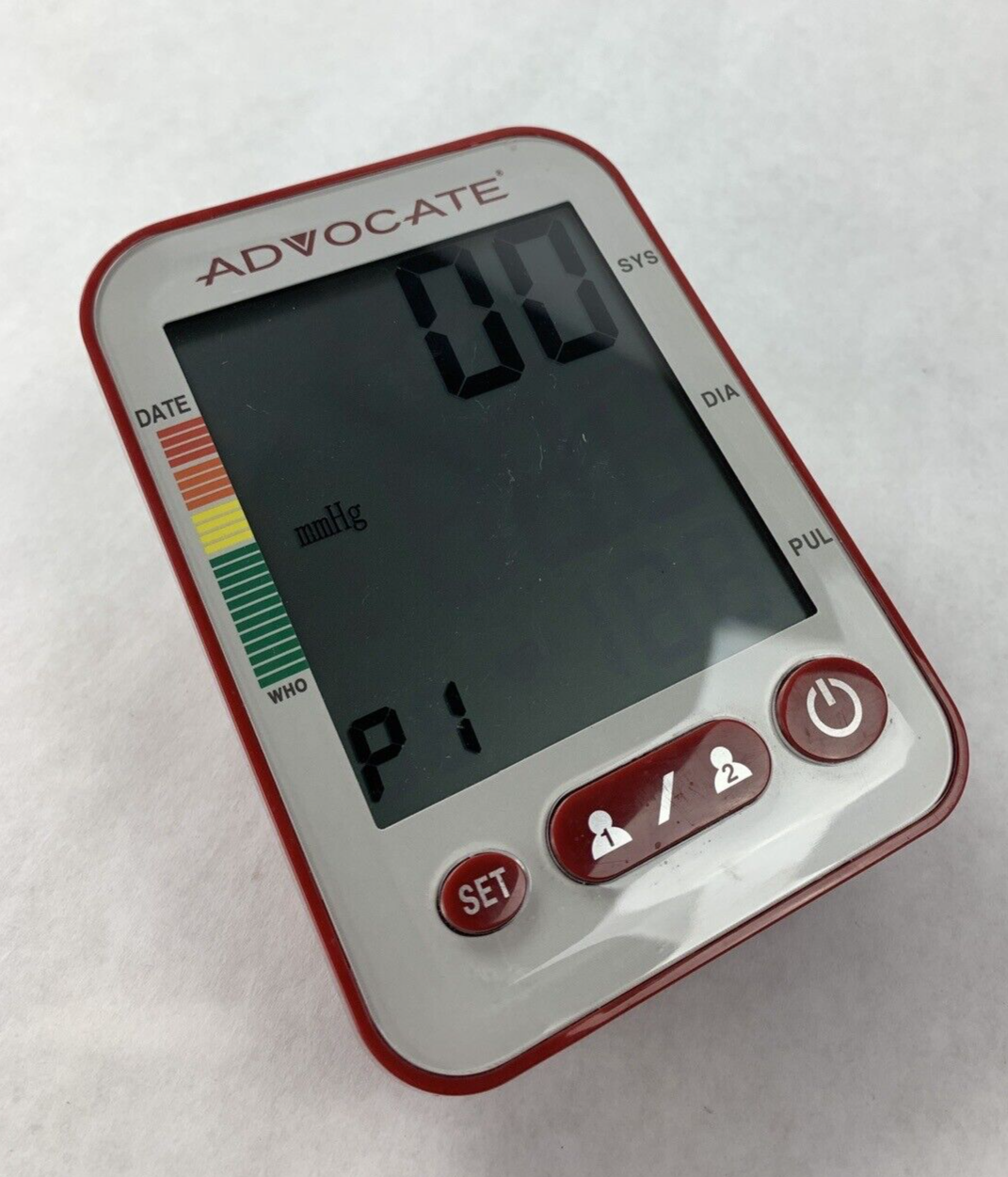 Advocate Arm Blood Pressure Monitor Model SPBP-04 Power Tested