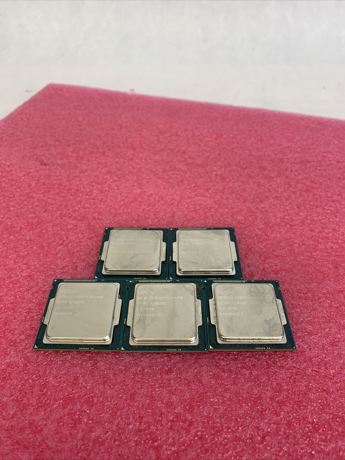 Lot of 5 Intel Core i3-4170 SR1PL 3.7GHz