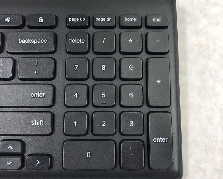 Lot of 2 Acer KB69211 USB Wired Slim Office Home Keyboard - Black