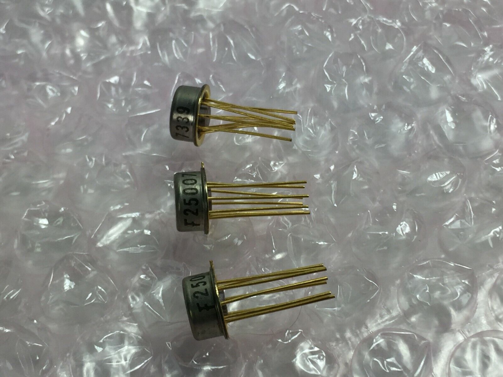 (3) Fairchild 2500728 Metal Can  Lot of 3  NOS