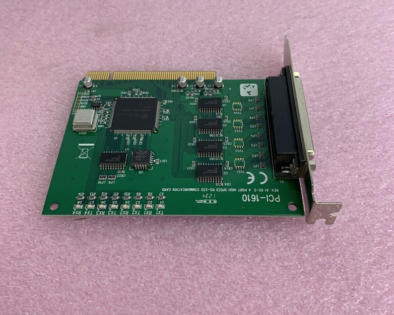 Advantech PCI-1610 REV. A1 02-2 4 PERT HIGH SPEED RS-232