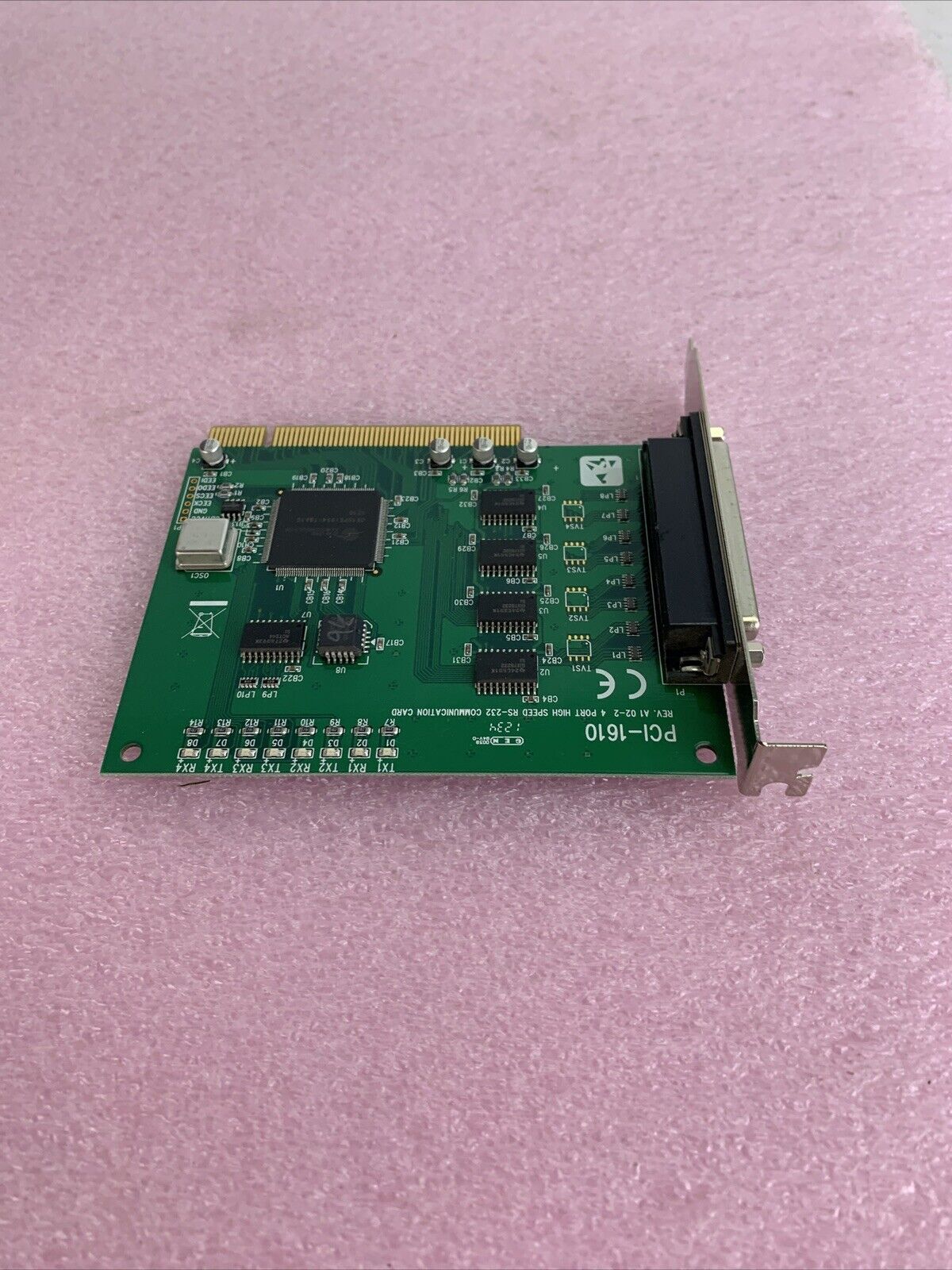Advantech PCI-1610 REV. A1 02-2 4 PERT HIGH SPEED RS-232