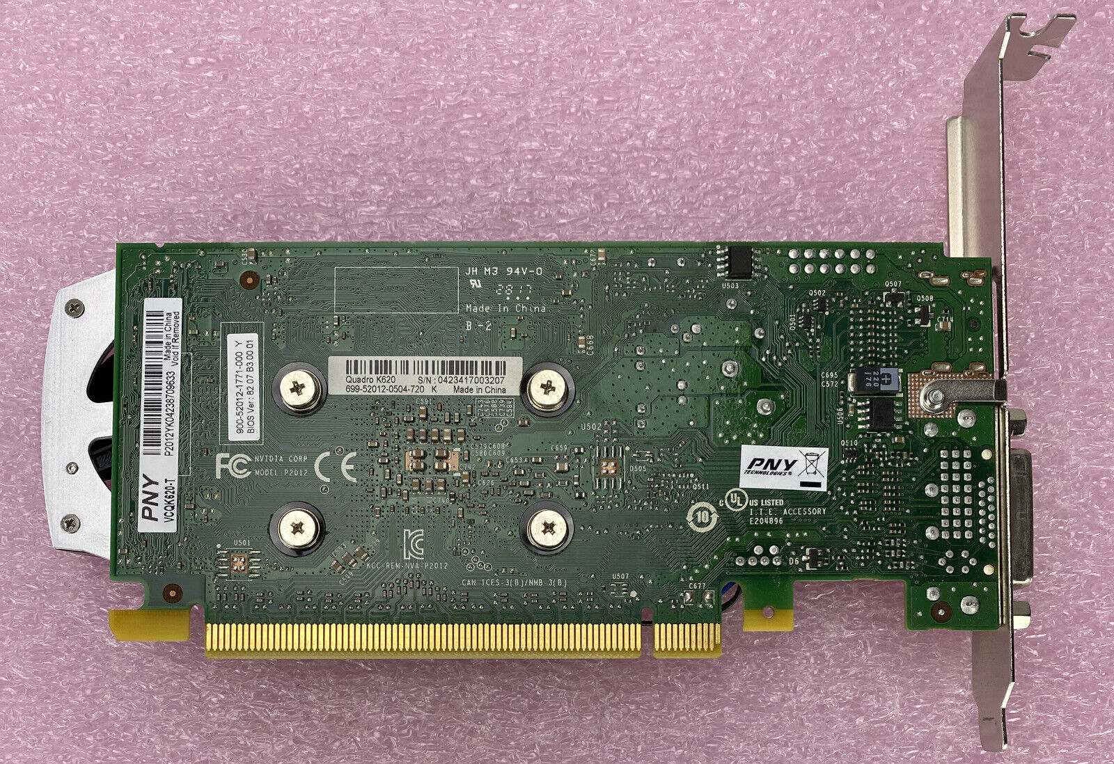 PNY VCQ400-T Nvidia Quadro 400 512MB GDDR3 DVI DisplayPort PCI Video Graphics