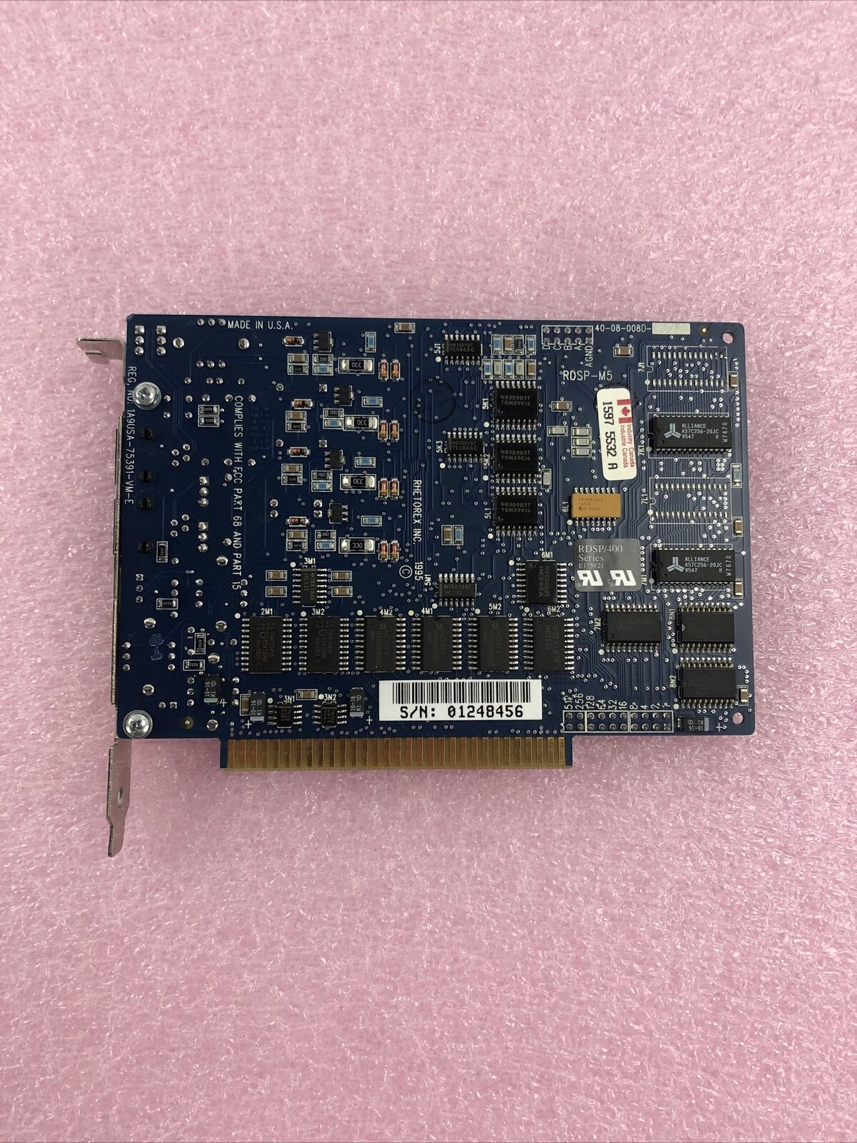 Rhetorex 432–RDSP 432 4 Port Analog ISA Telephony Board