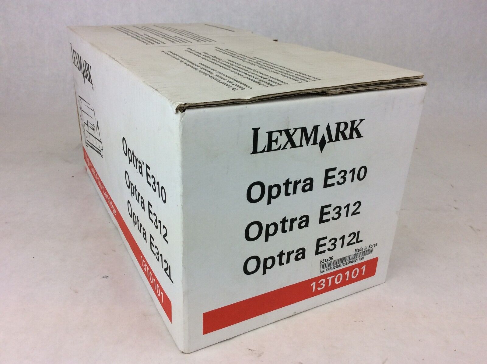 Lexmark High Yield Toner Ink 13T0101 Optra E310 E312 E312L