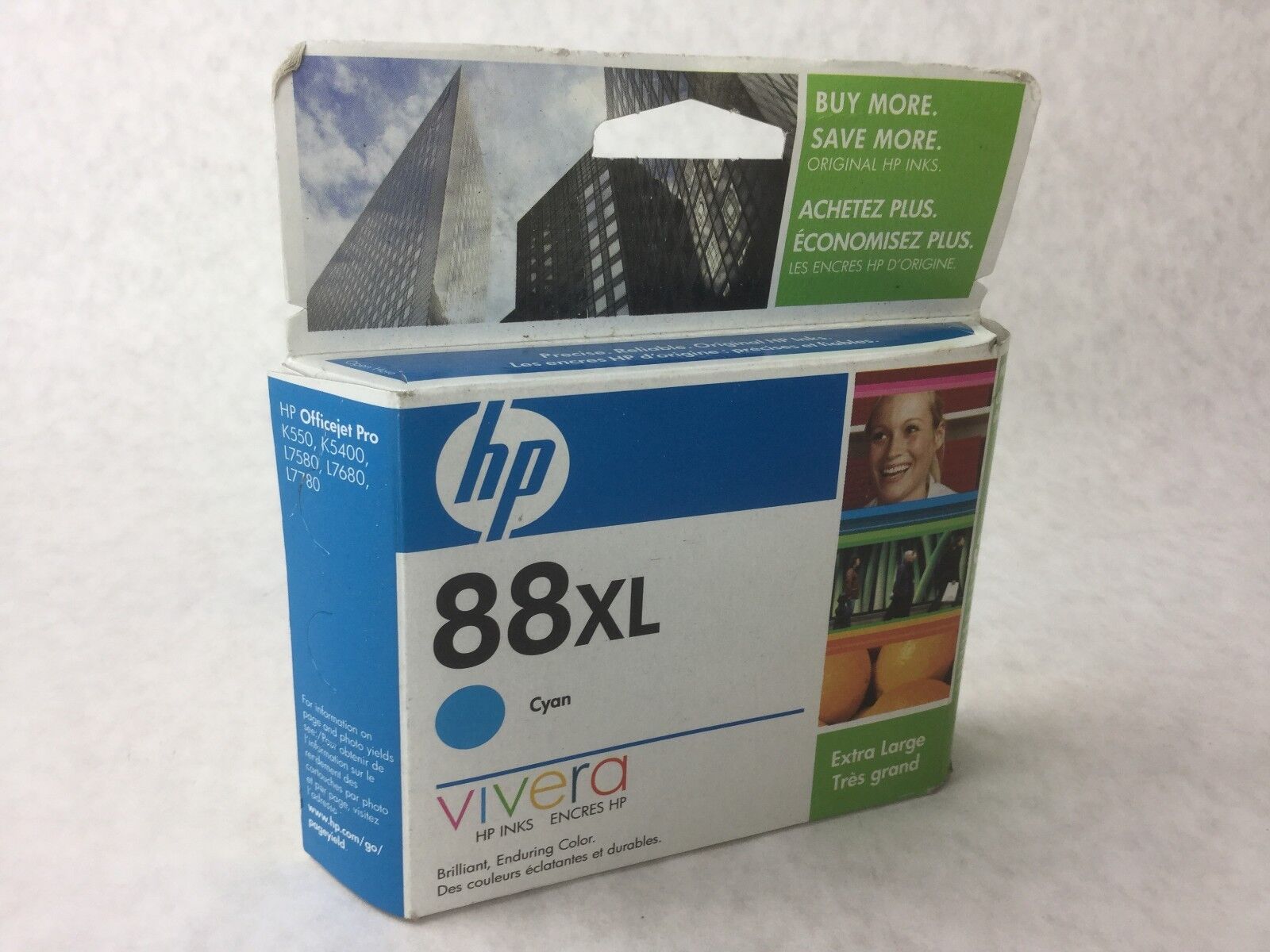 Genuine HP 88XL Cyan Ink Cartridge C9391AN