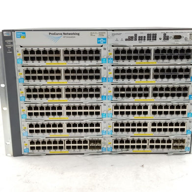 HP ProCurve Switch 5412zI J8698A Switch Chassis With 10x J8702A 2x J8705A