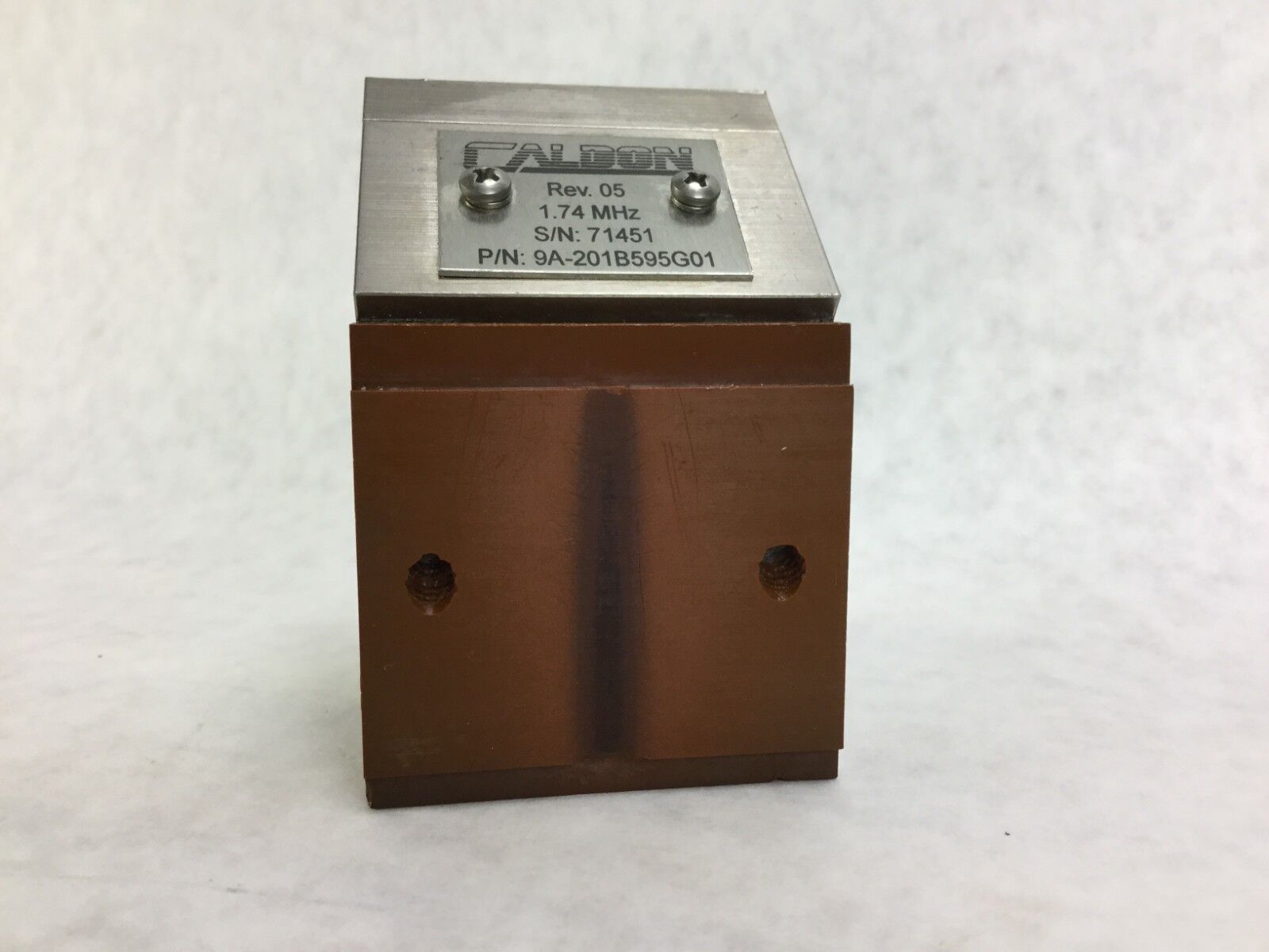 Caldon 9A-201B595G01 1.74 MHz CW 7967  OW 38.00  HW .635  Untested