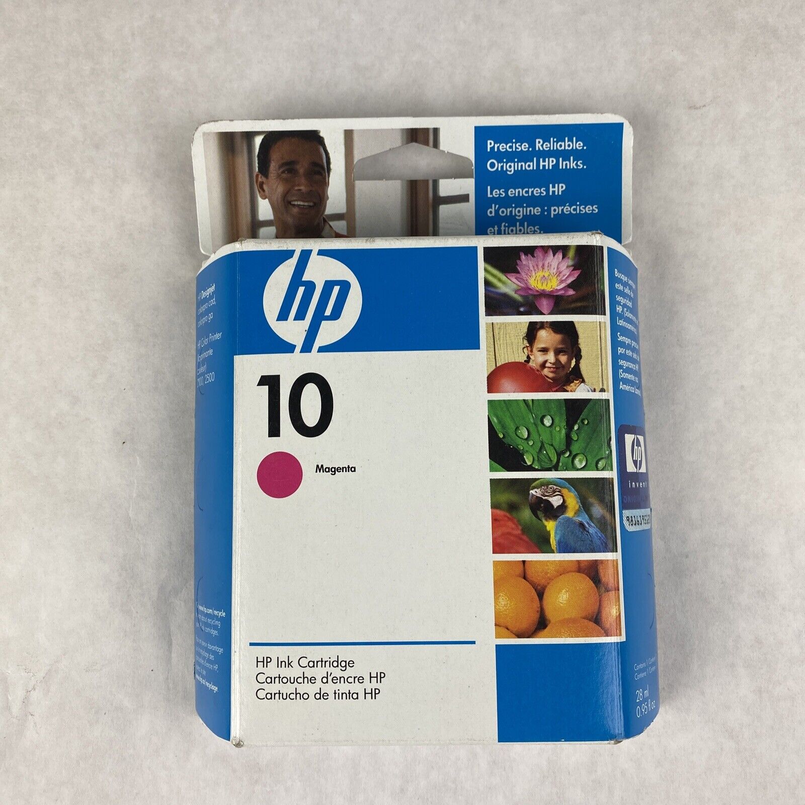 HP C4843A 10 Magenta Designjet Colorpro Ink cartridge exp 02/2011 lot of 3