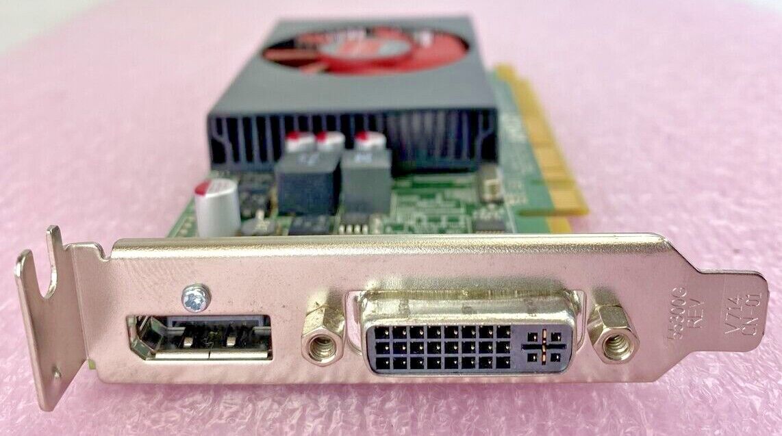 AMD 0F9P1R Radeon HD8490 1GB DDR3 DVI DisplayPort PCIe Low Profile Graphics GPU