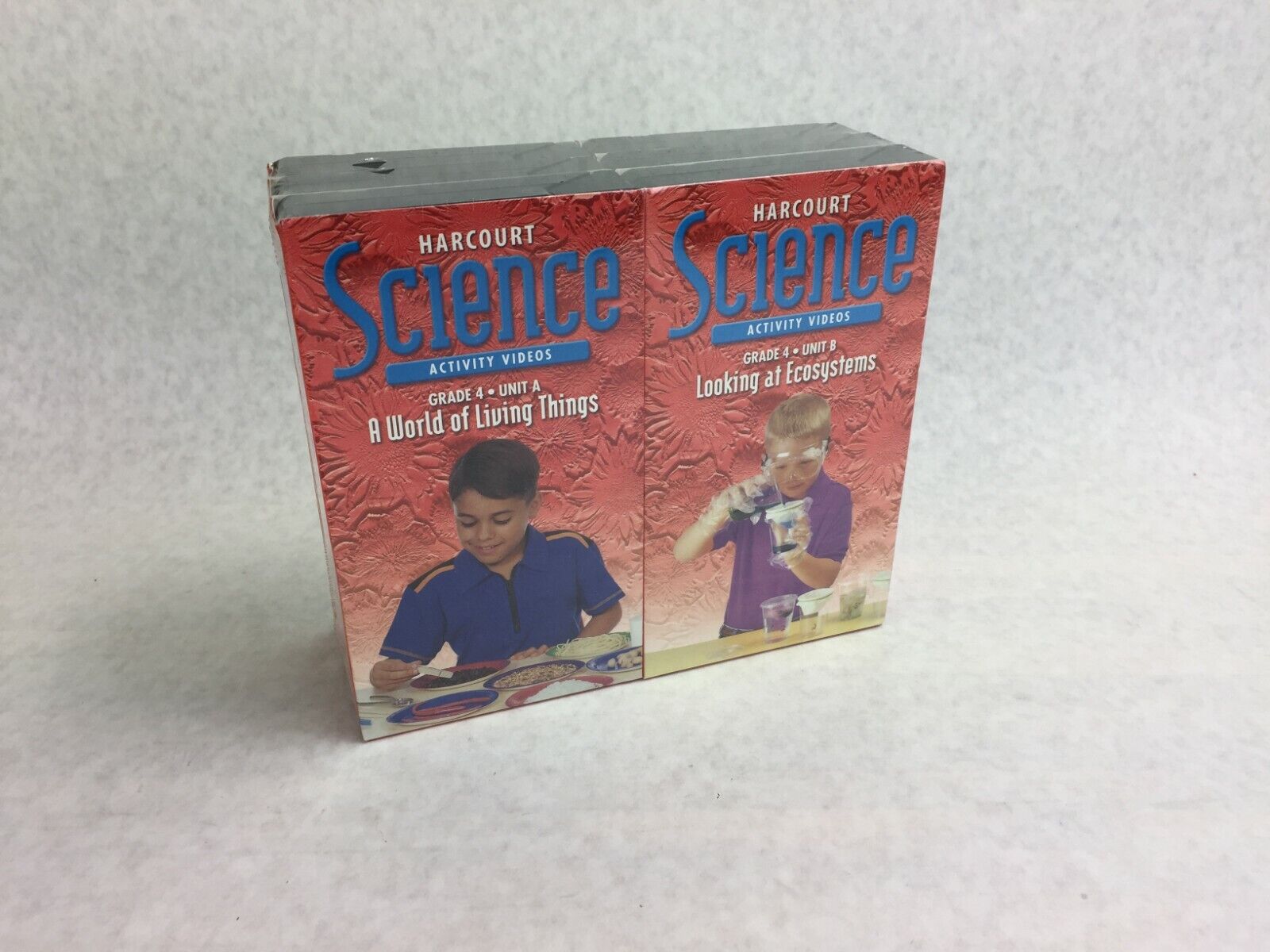 Harcourt Science Activity Videos Grade 4 Units A-F  Factory Sealed   6 VHS Tapes