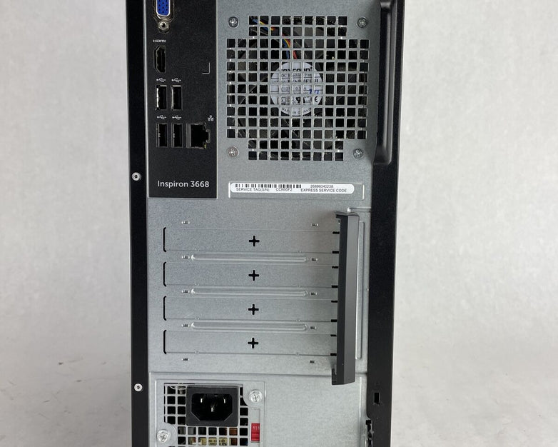 Dell Inspiron 3660 DT Intel Core i3-7100 3.9GHz 8GB RAM No HDD No OS
