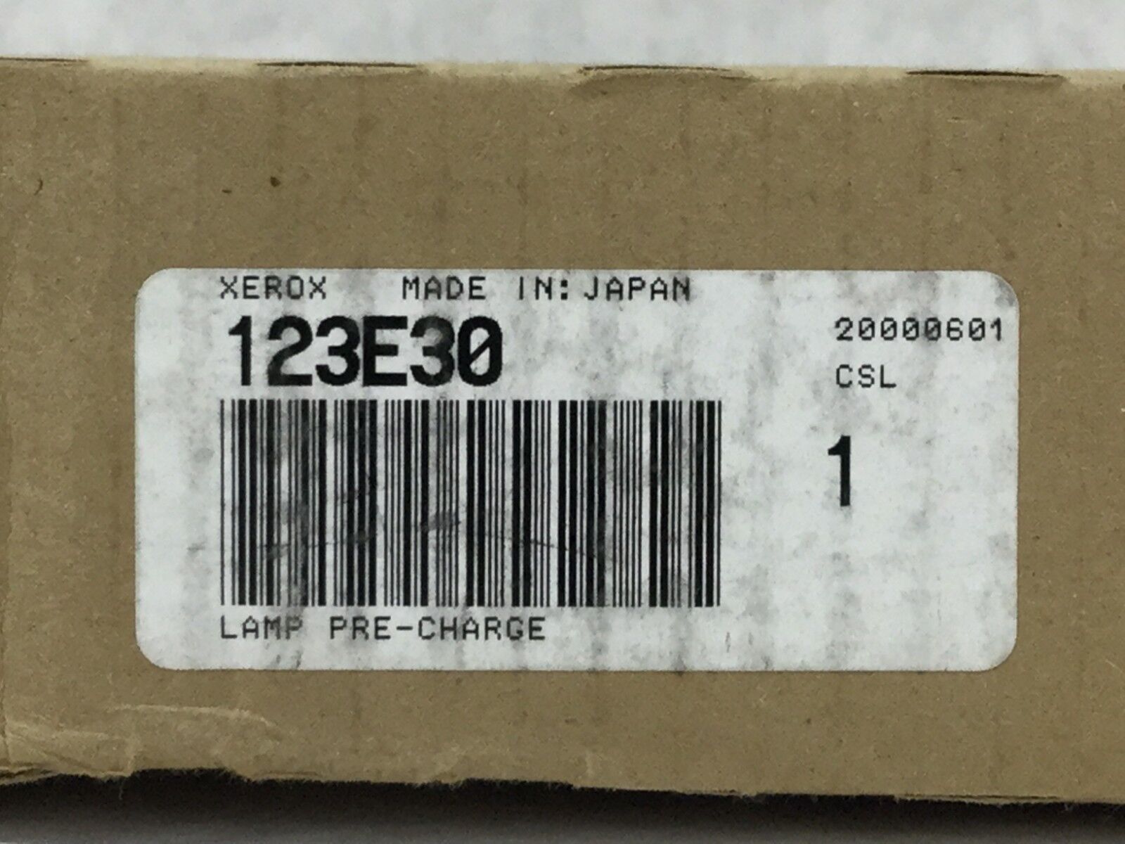 Genuine Xerox 123E30 Lamp Pre-Charge  New in Sealed Box
