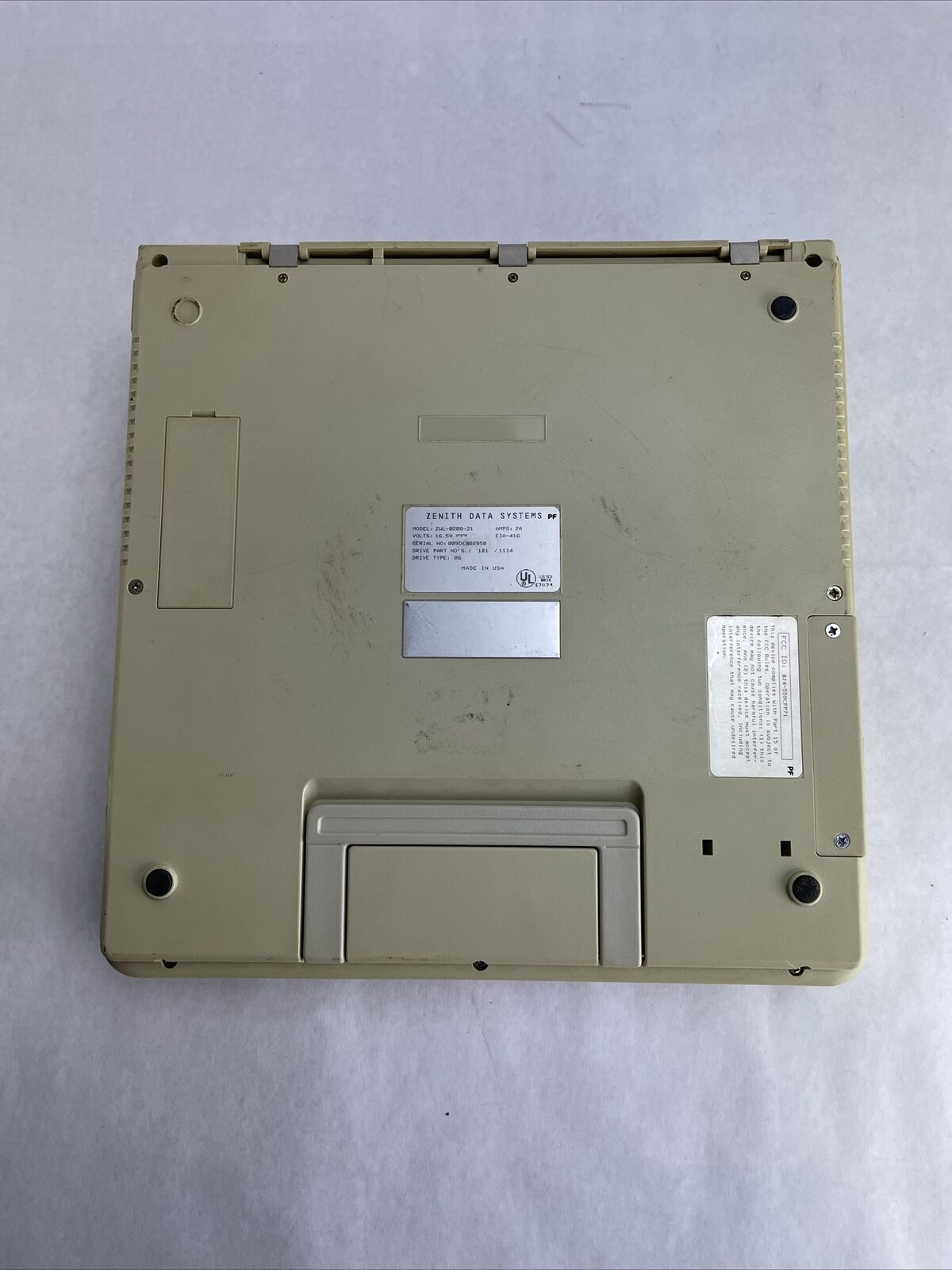 Zenith Super Port 2860 Intel 80286 12MHz ZWL-8200-21