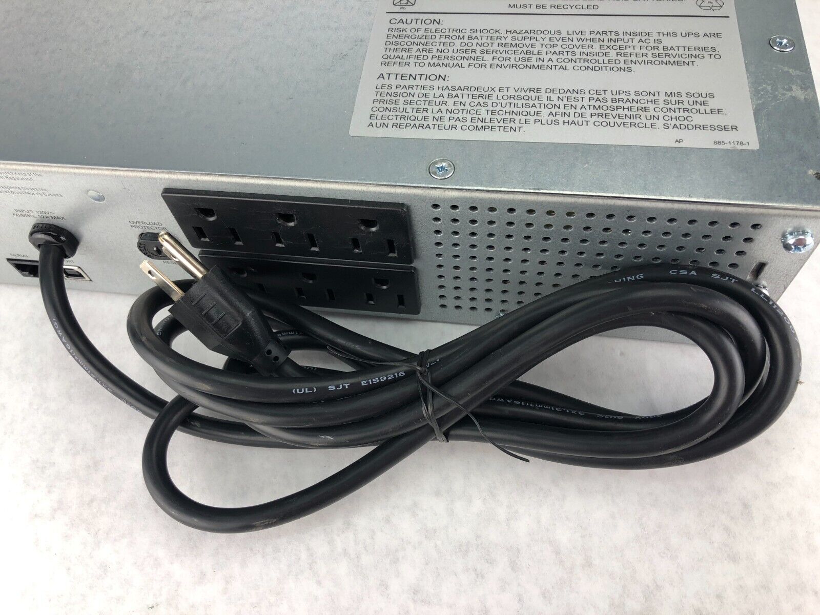 APC SMC1000-2U Smart-UPS C 1000VA Uninterruptible Power Backup - No Batteries