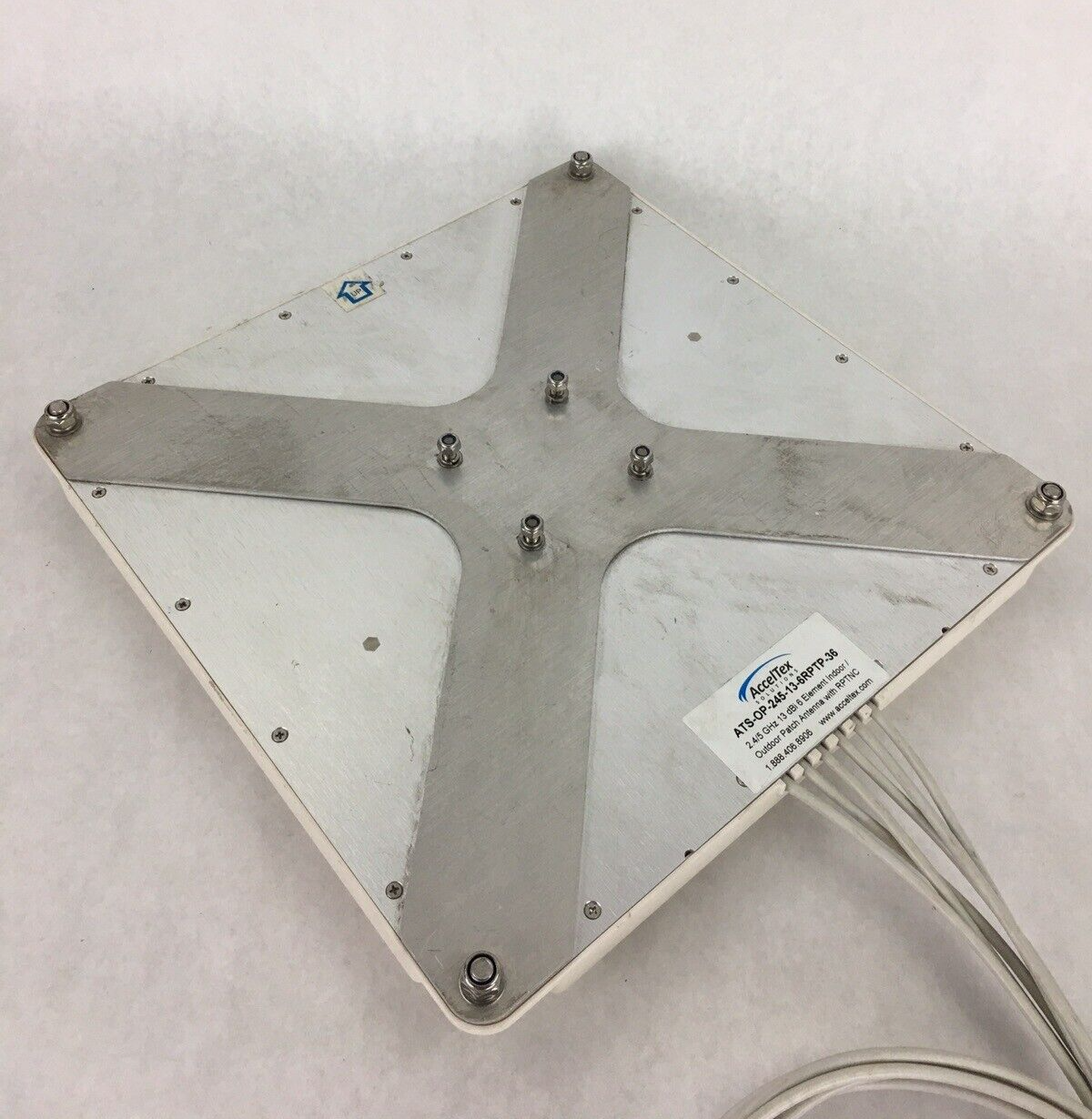 Acceltex 2.4/5GHz Patch With 6x Antenna Cables ATS-OP-2415-13-6RPTP-36