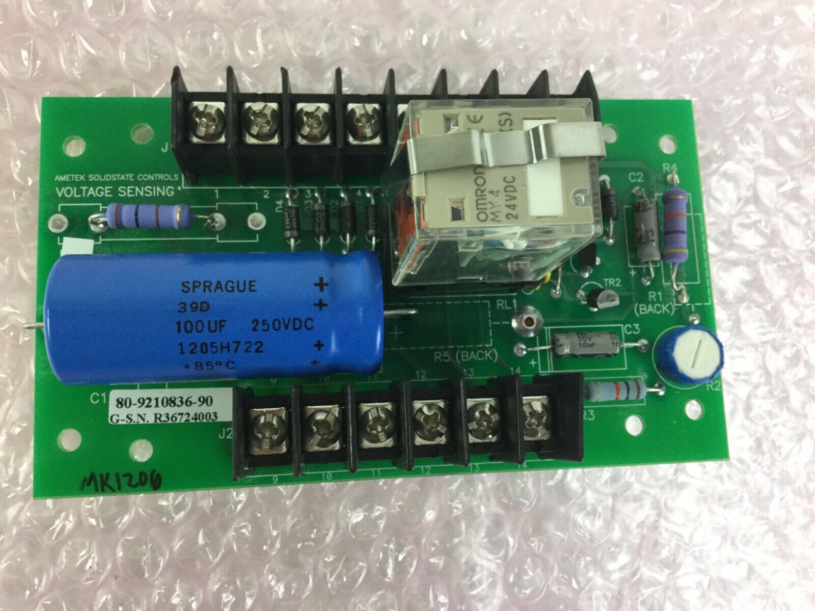 Ametek Solids State Controls  80-9210836-90 Voltage Sensing Pcb Circuit Board