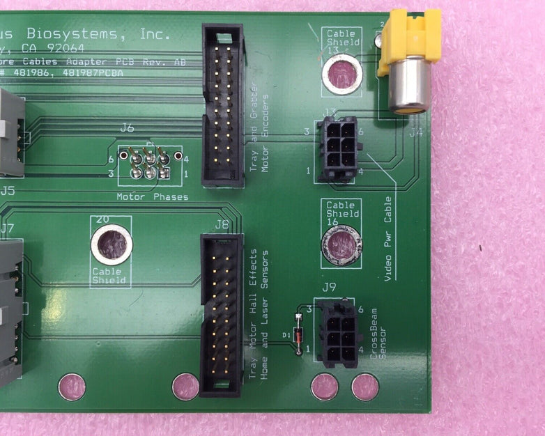 Nexus BioSystems 481986 PCB - Rev. AB - Replacement Part