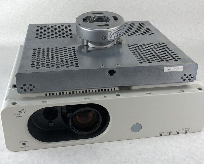 Panasonic PT-FW430U WXGA LCD Projector 1898 Lamp Hours & Peerless Mount Bundle