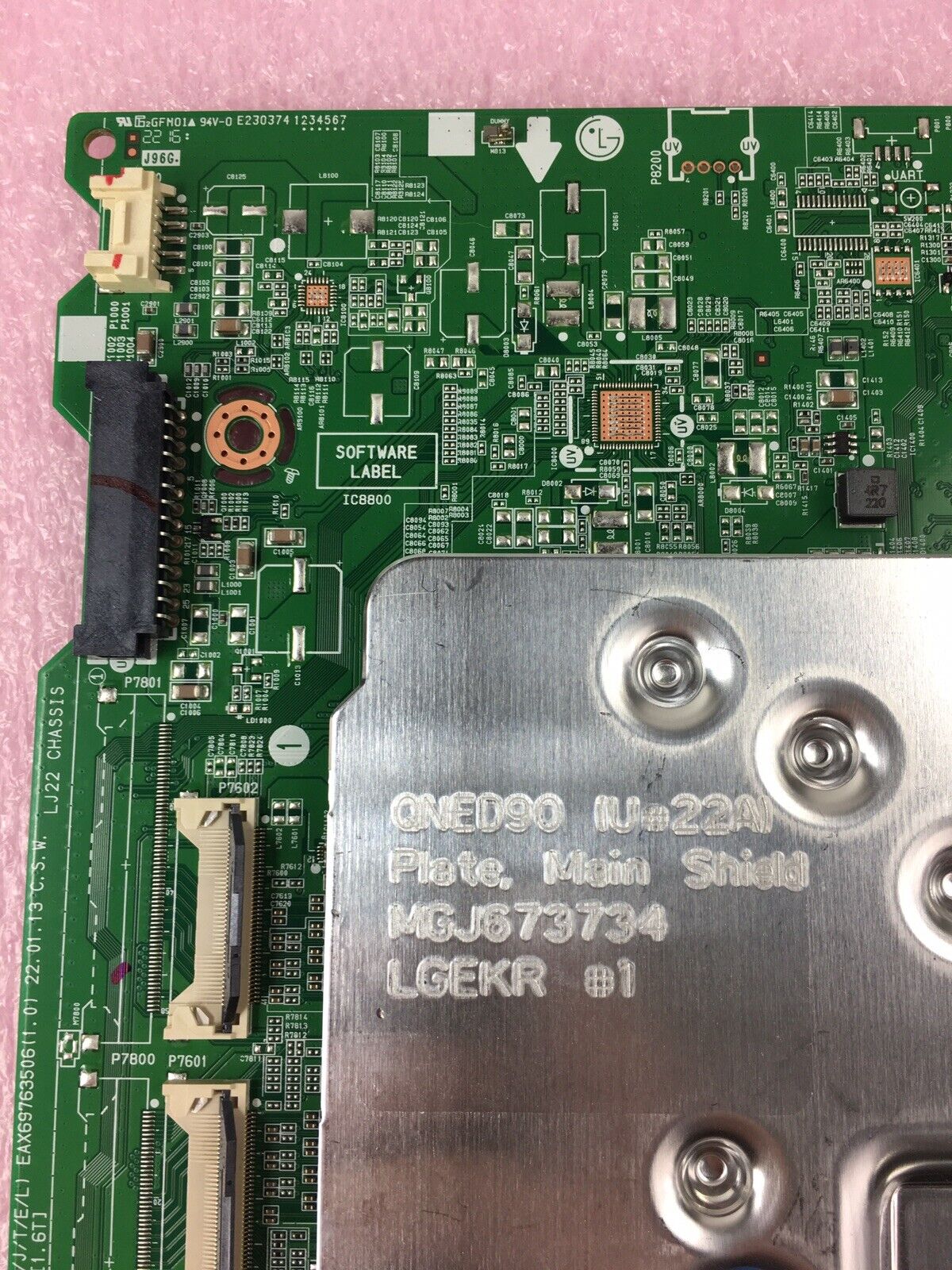 LG TV Main Board For 86UNED80UQA EAX69763506