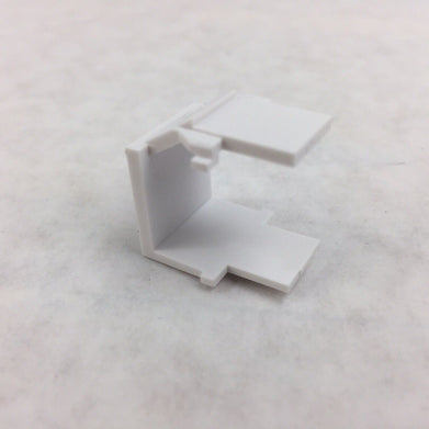 Lot of 5 C2G 03820 Snap-In Blank Keystone Module - White